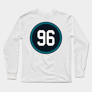 Adam Gotsis Number 96 Jersey Jacksonville Jaguars Inspired Long Sleeve T-Shirt